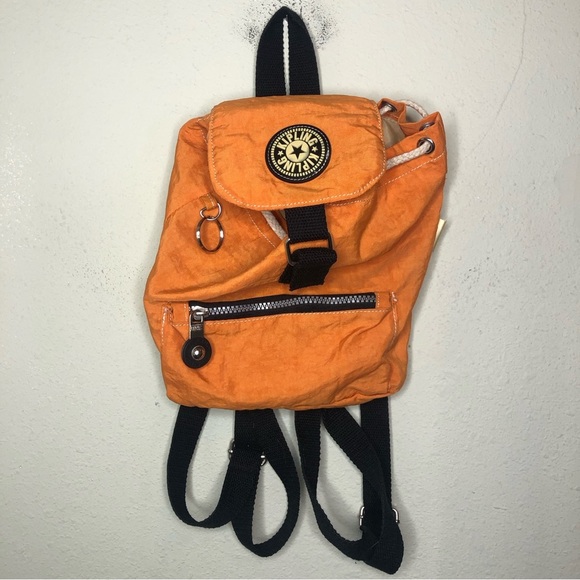 Kipling Bags Kipling Orange Mini Backpack Poshmark
